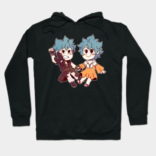 Yaje and Shutora in Gajeel's and Levy's clothes Hoodie